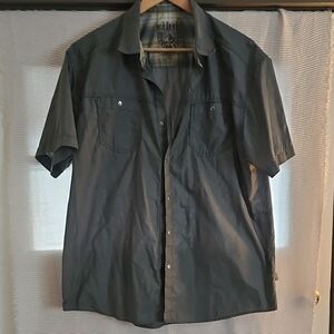 Kuhl Men's Charcoal Button Down Shirt
